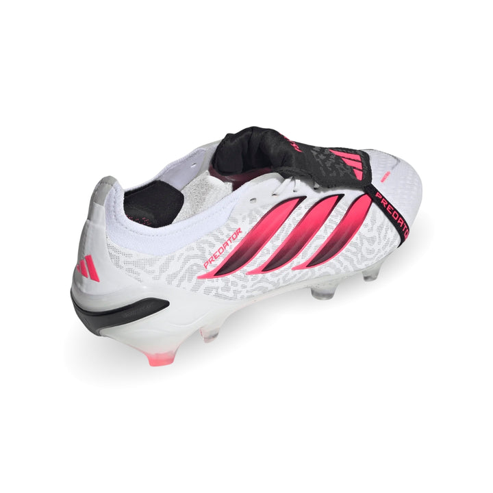 Adidas Predator Elite Fold-Over Tongue FG Boots – White / Solar Turbo / Black