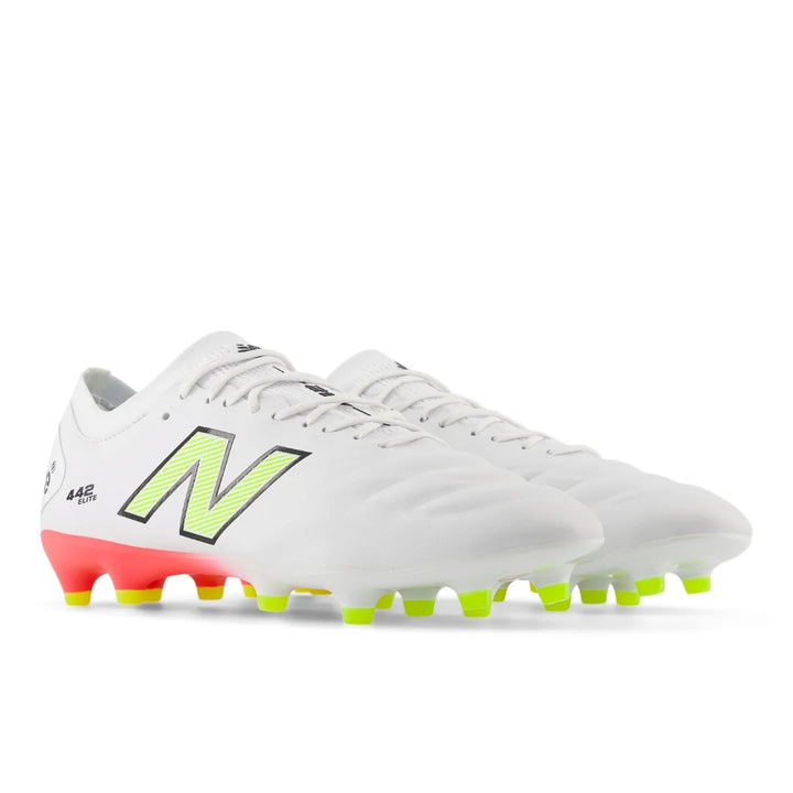 New Balance 442 Elite FG V2 Boots - White