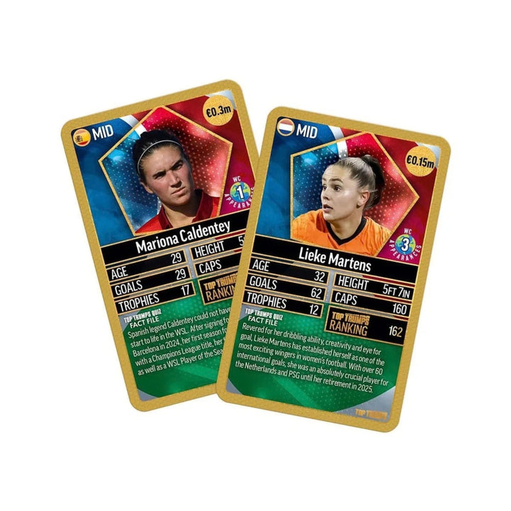 Top Trumps World Football Stars Top 200 Card Game - Chrome Gold