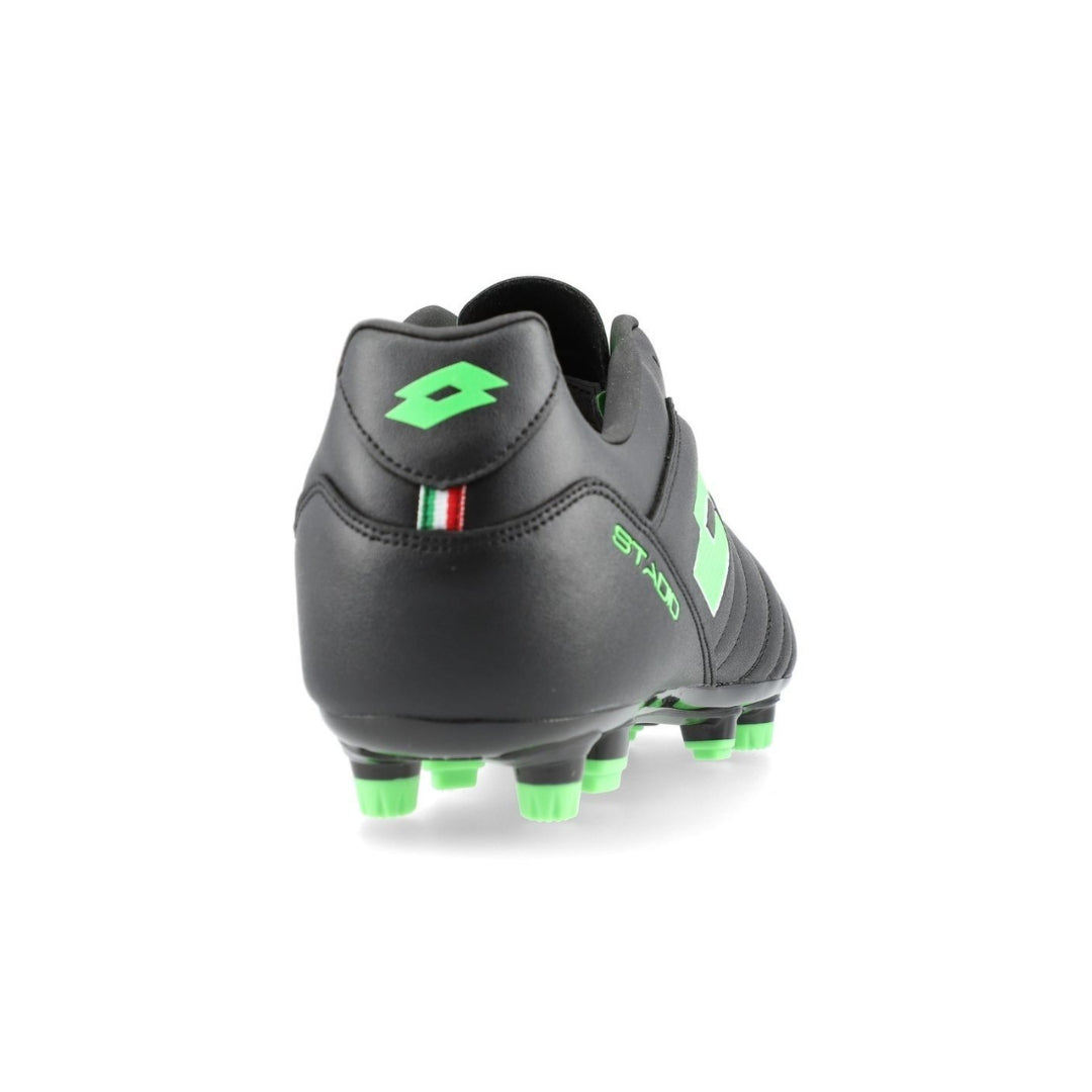 Lotto Stadio 705 FG Boots - Black / Green