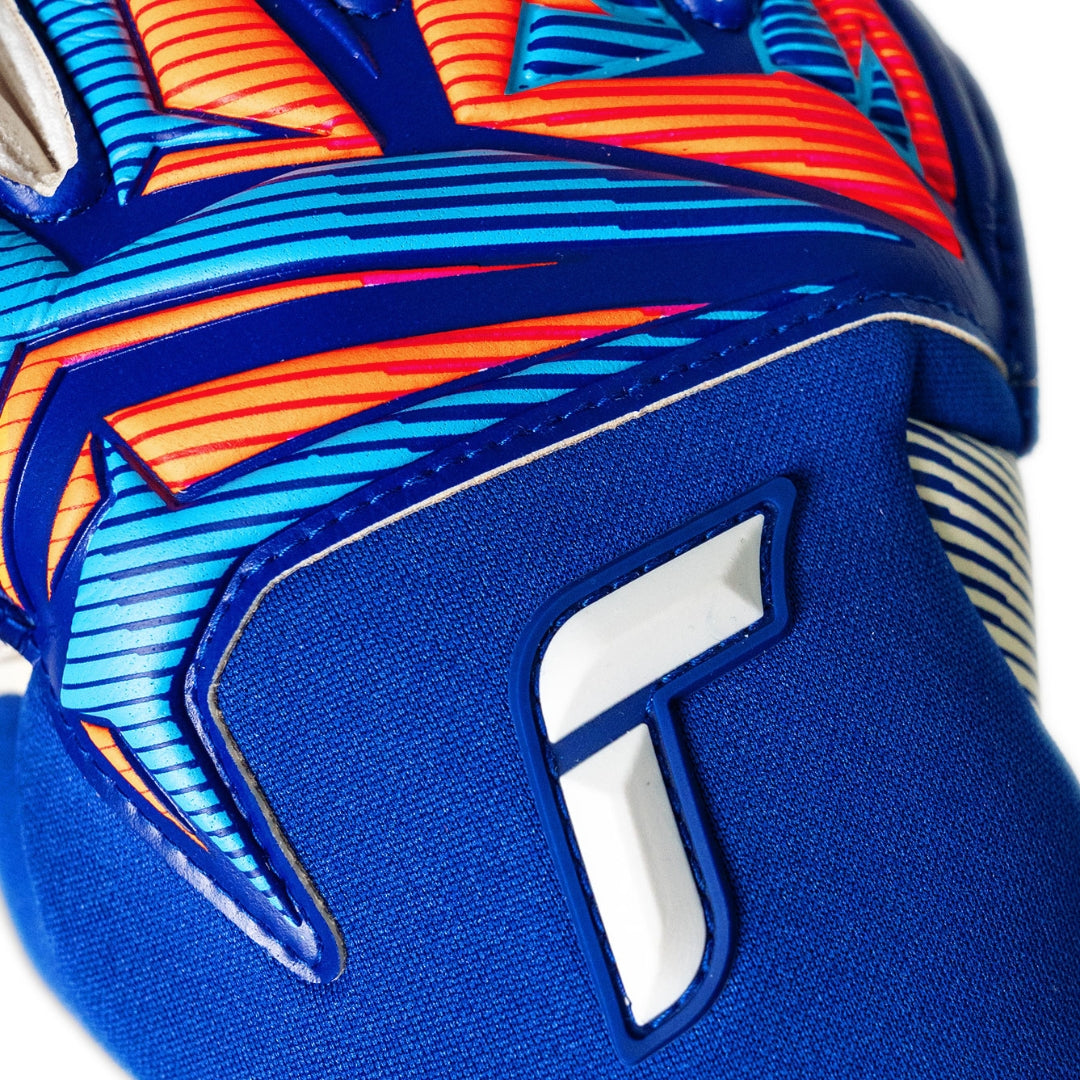 Reusch Attrakt Grip - Sharp Blue / White / Shocking Orange