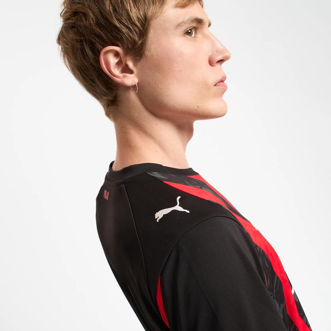 AC Milan 25/26 Home Jersey Long Sleeve - Adult
