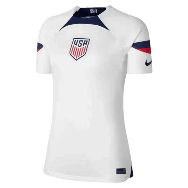 USA Team 2022/23 Womens Stadium Home Jersey - White / Blue