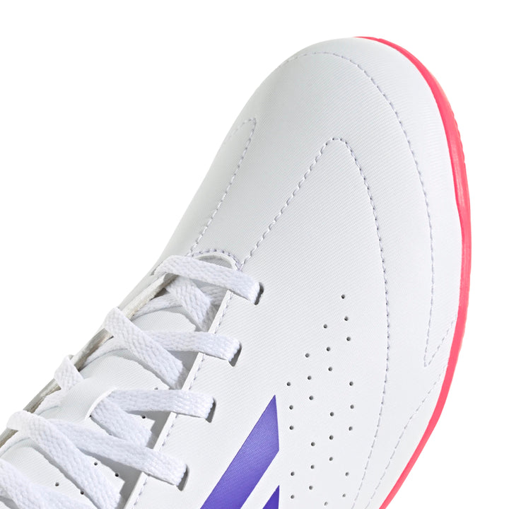 Adidas Deportivo III Indoor Shoes - White / Purple / Solar Turbo