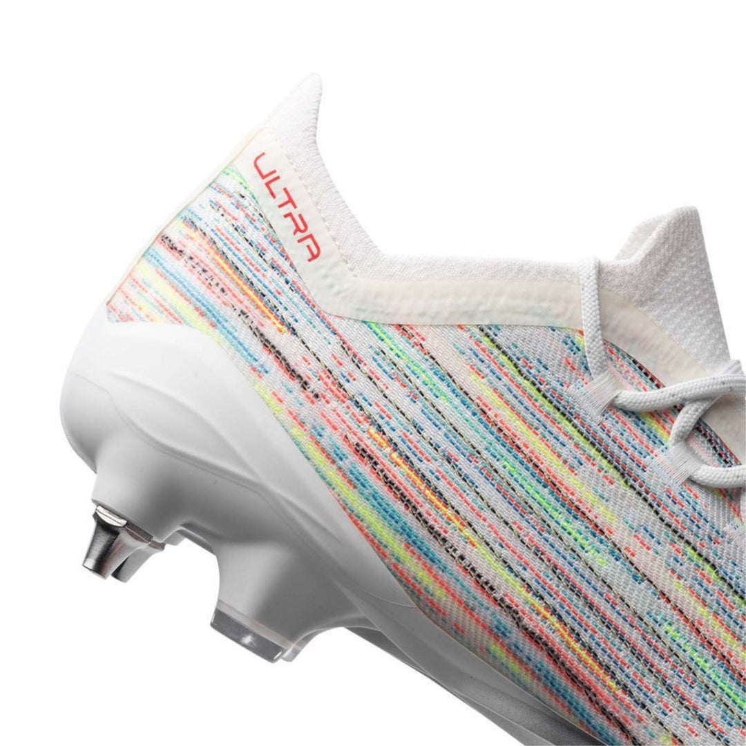 Puma Ultra 1.2 MxSG Boots - White / Red Blast / Silver