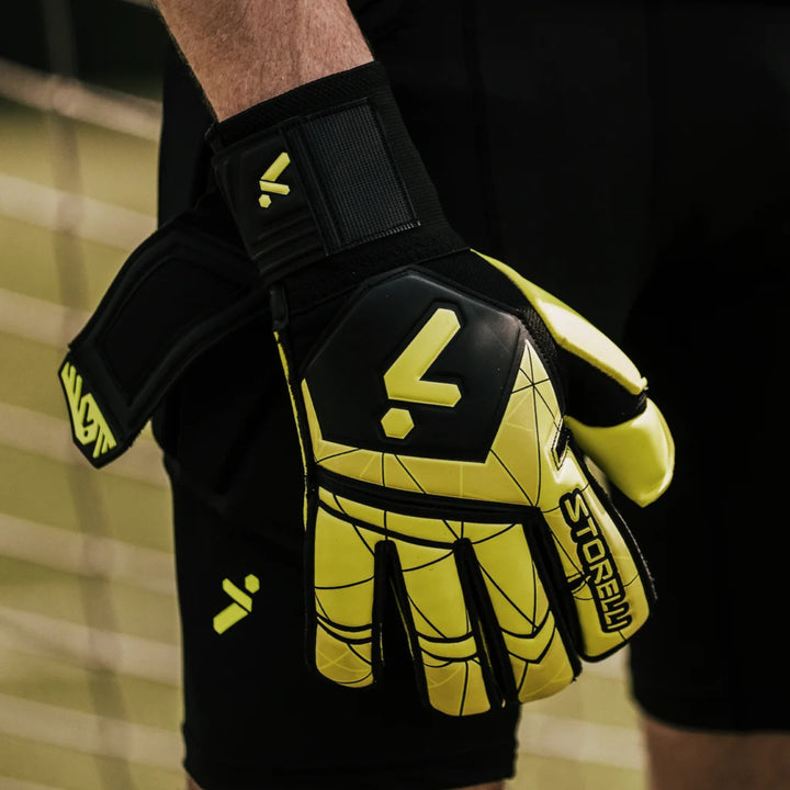 Storelli Goalkeeper Gloves Gladiator Recruit V3 - Black / Yellow