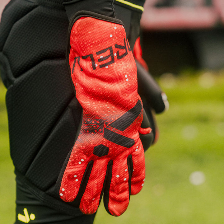 Storelli Goalkeeper Gloves Gladiator Challenger Junior - Black / Red