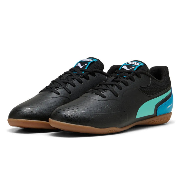 Puma Truco lll Jr Indoor Shoes - Black / Aquatic Tropical Blue