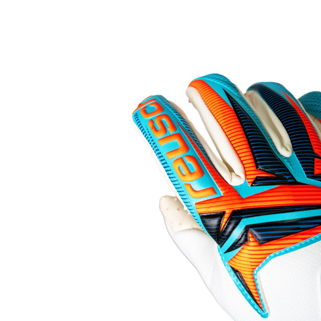 Reusch Attrakt SpeedBump - White/Light Blue