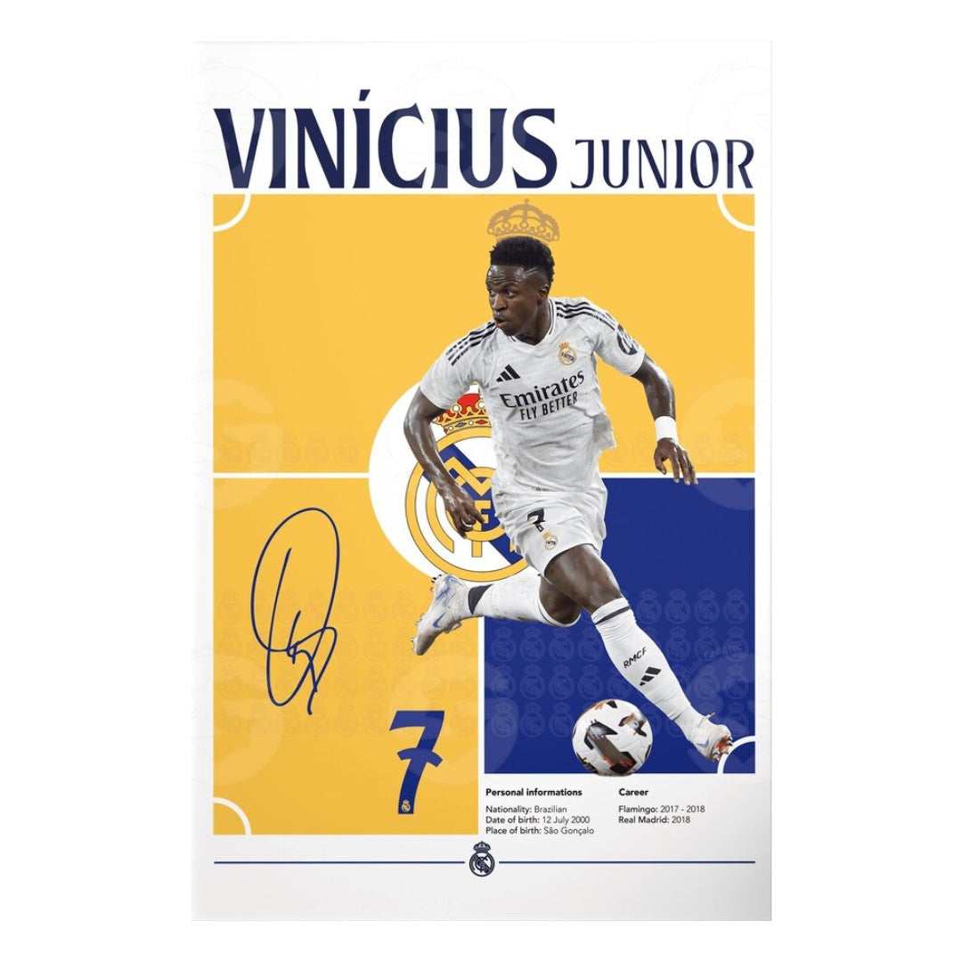 Vinícius Jr. Canvas Poster 70cm x 50cm