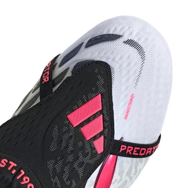 Adidas Predator Elite Fold-Over Tongue FG Boots – White / Solar Turbo / Black
