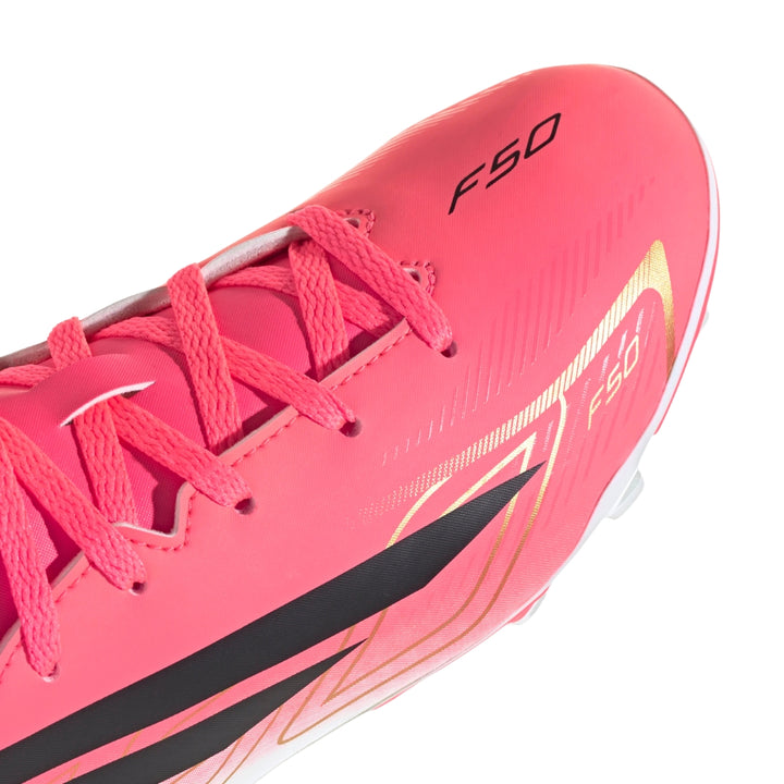 F50 Hyperfast Club FG/MG Boots Kids - Solar Turbo / Black / Metallic