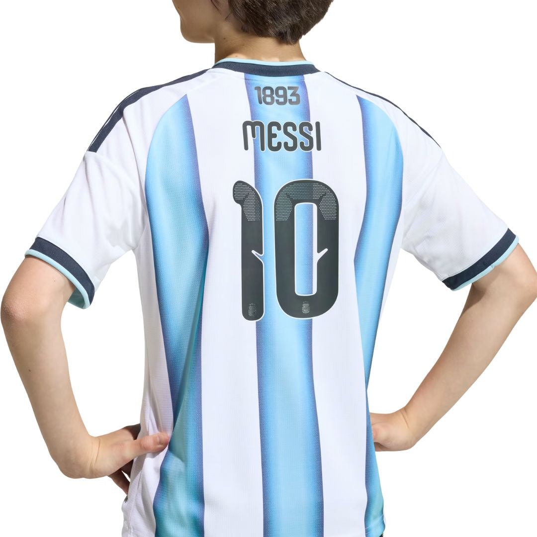 Adidas Argentina Messi 2026 World Cup Home Jersey - Youth
