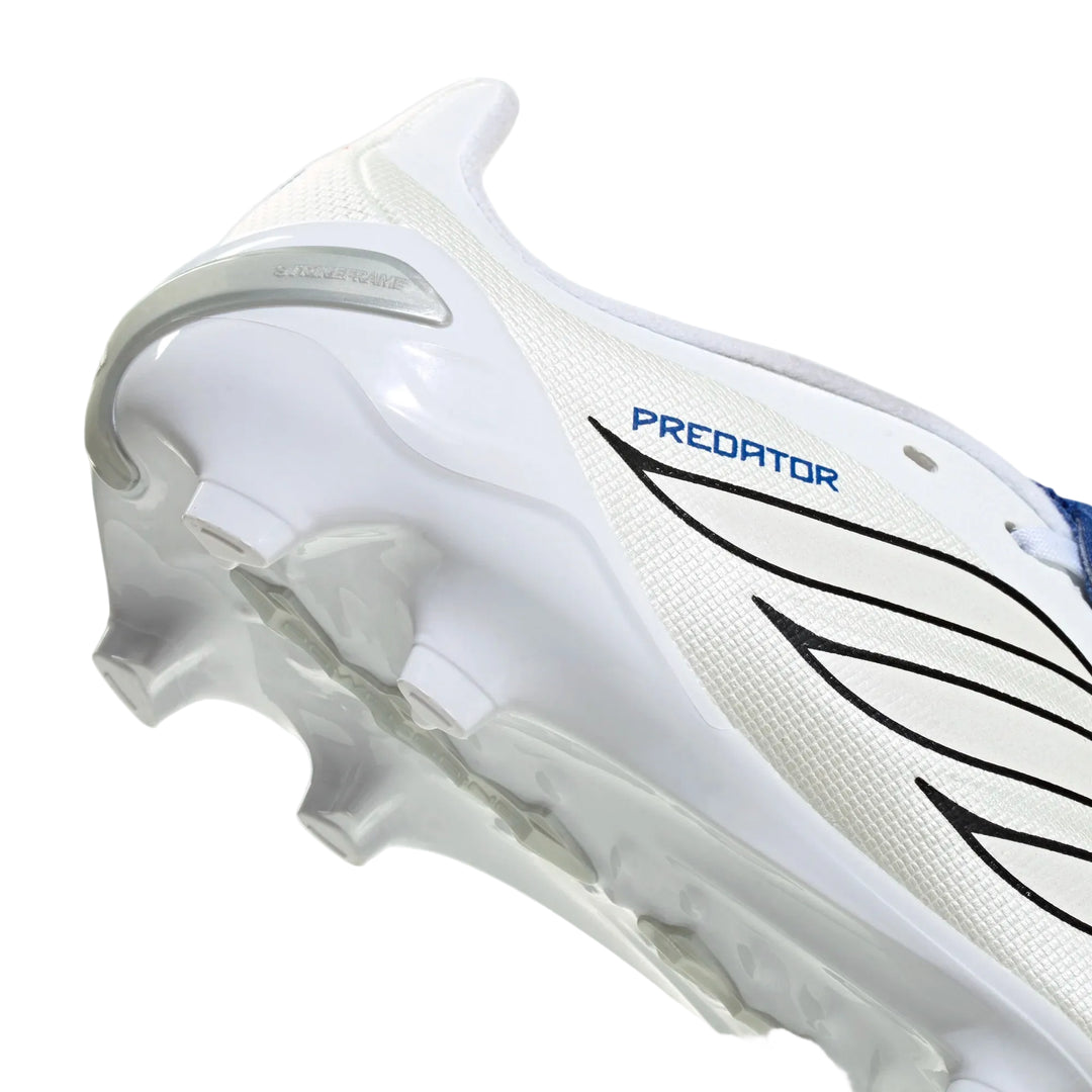 Predator League Fold-Over Tongue FG Boots Kids - Metallic / White / Royal Blue