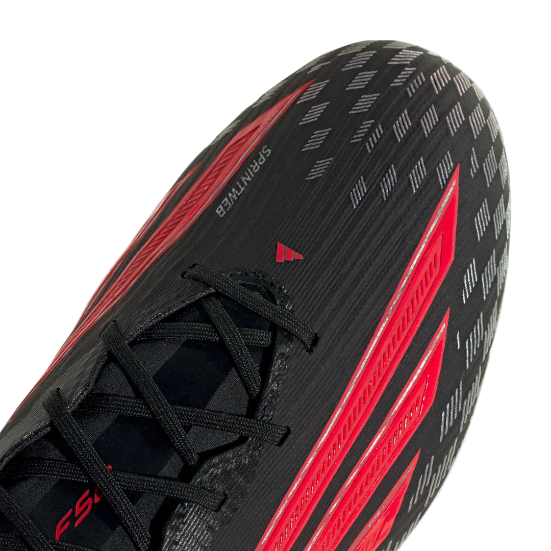 F50 Elite SG Football Boots - Black / Red / Black