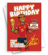 Lamine Yamal Birthday Card