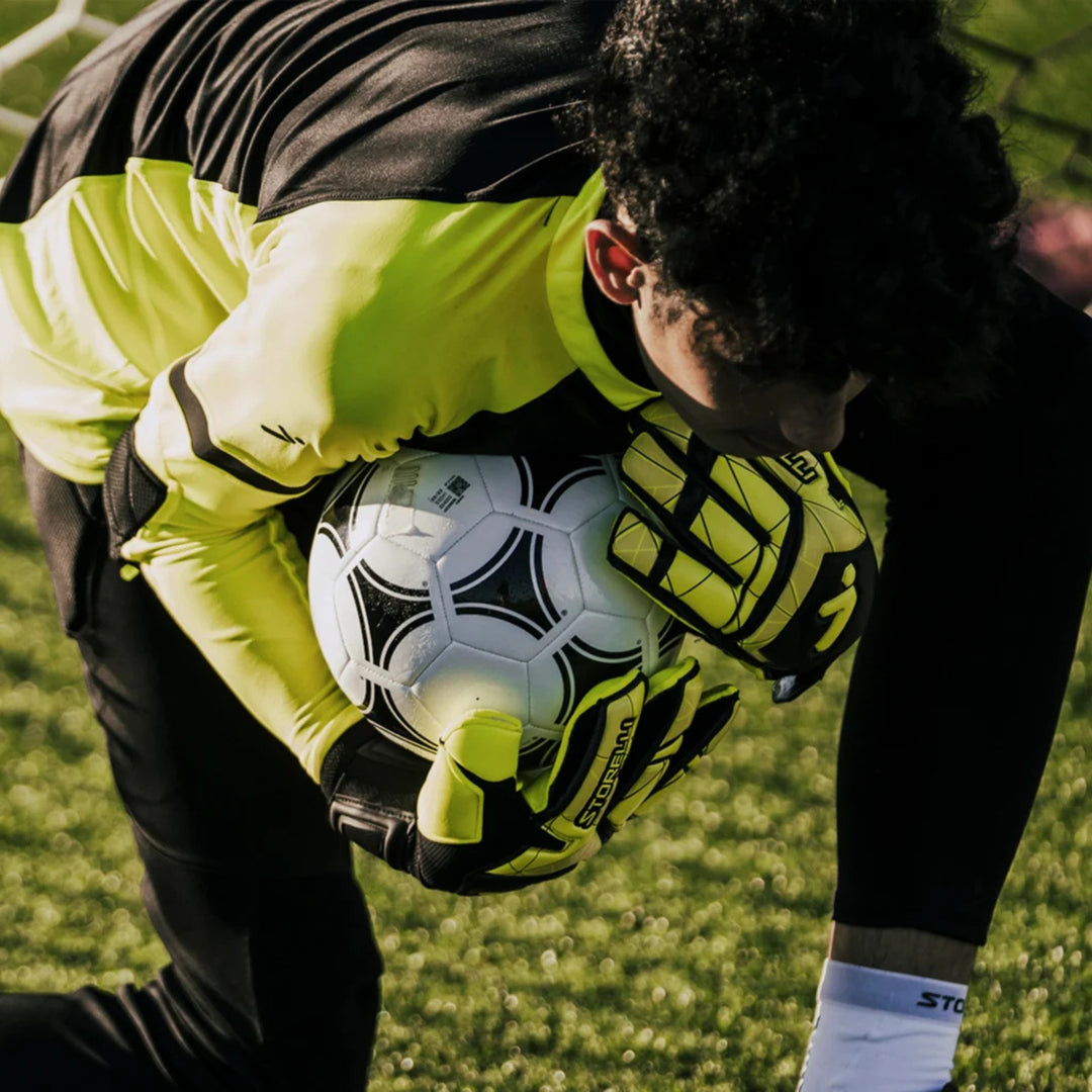 Storelli Goalkeeper Gloves Gladiator Recruit V3 - Black / Yellow