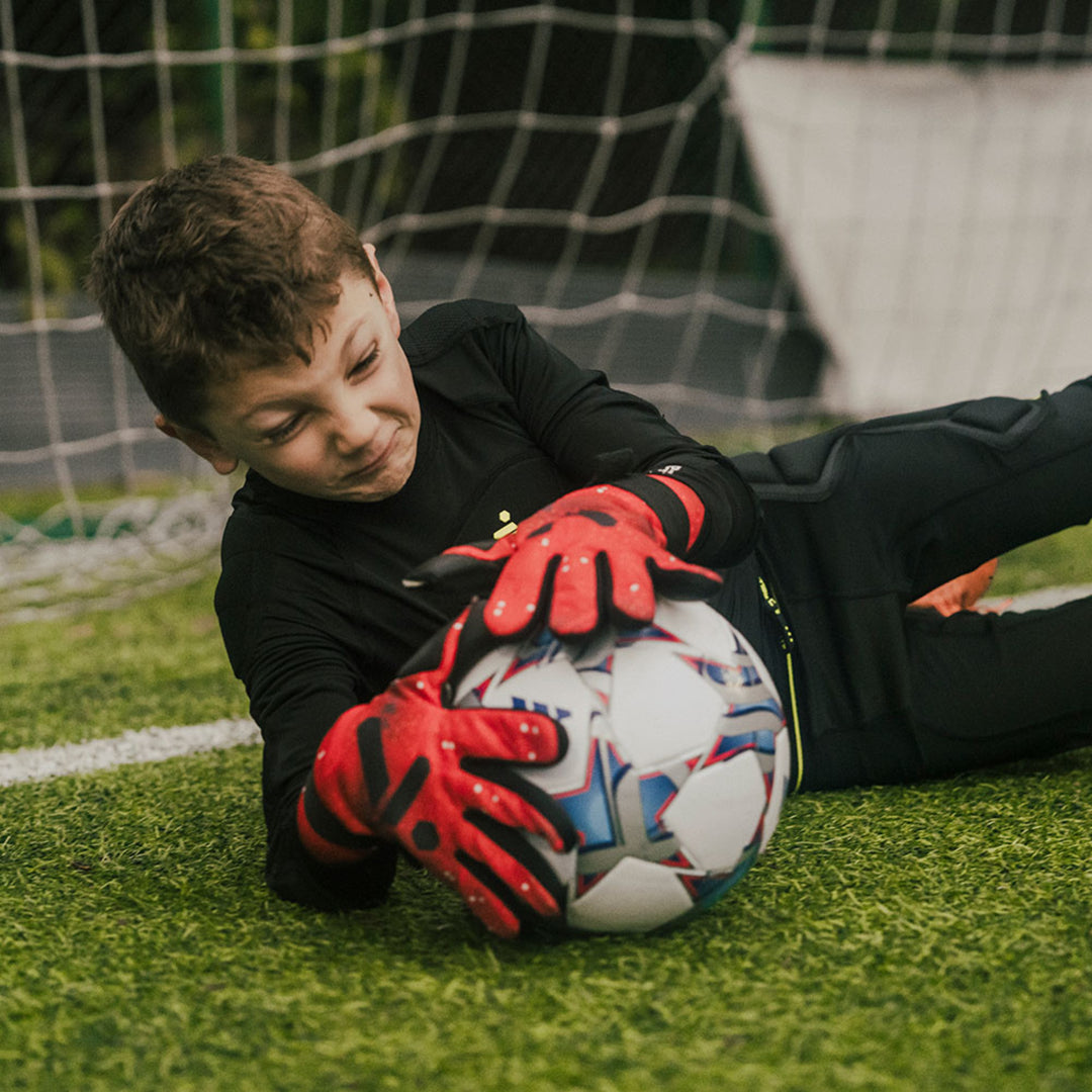 Storelli Goalkeeper Gloves Gladiator Challenger Junior - Black / Red