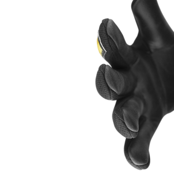 Reusch Goal Keeper Gloves - Silver NC Finger Support - Black / Gold / White