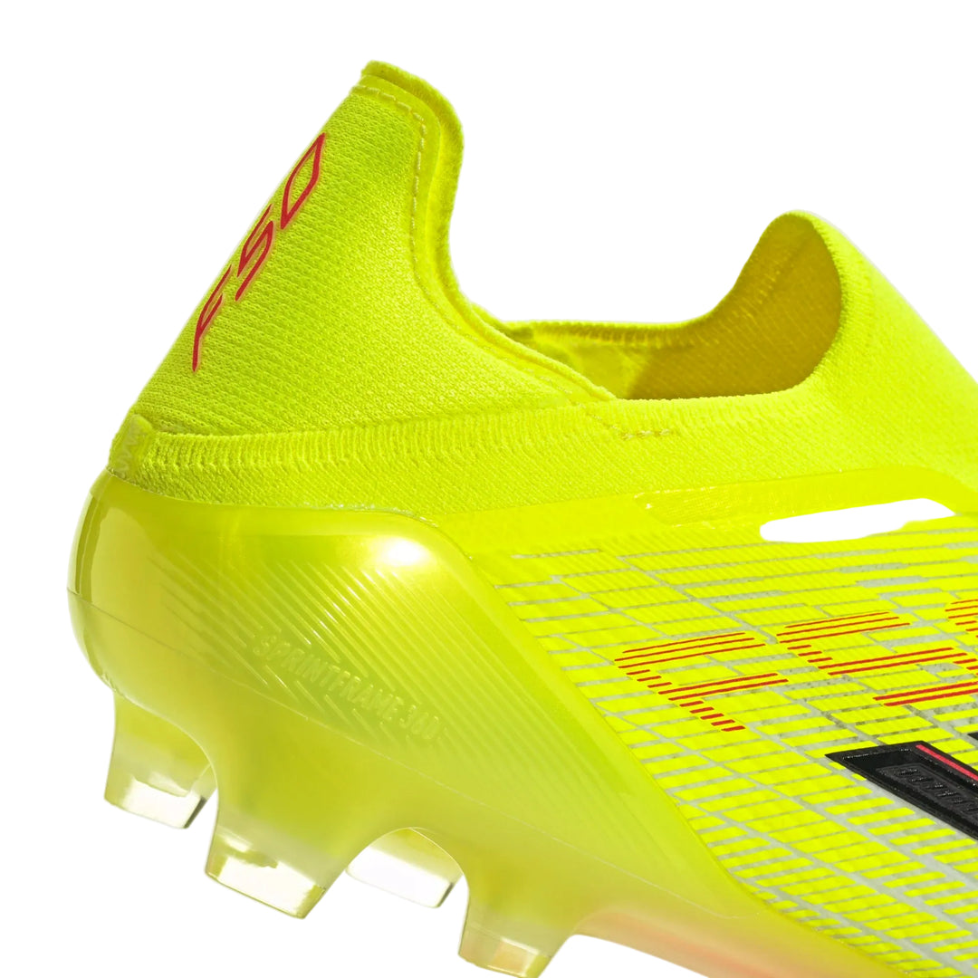F50 Elite Laceless FG Boots - Yellow / Black / Red