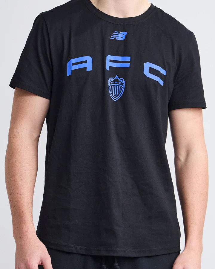 Auckland FC 25/26 Black Casual Tee - Youth