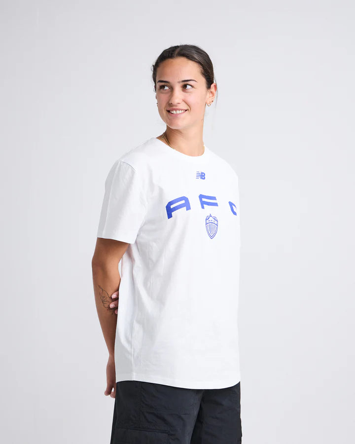 Auckland FC 25/26 White Casual Tee