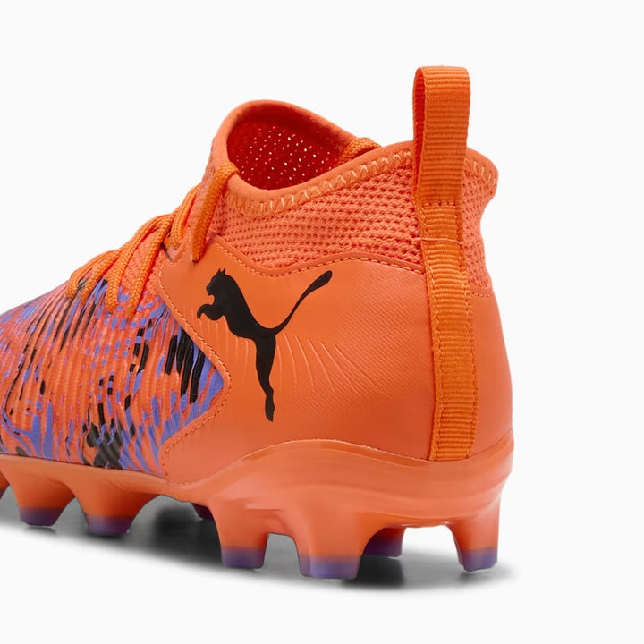 PUMA Future 8 Match Creativity NJR Youth - ORANGE POPPY/BLACK/AMETHYST-ELECTRIC