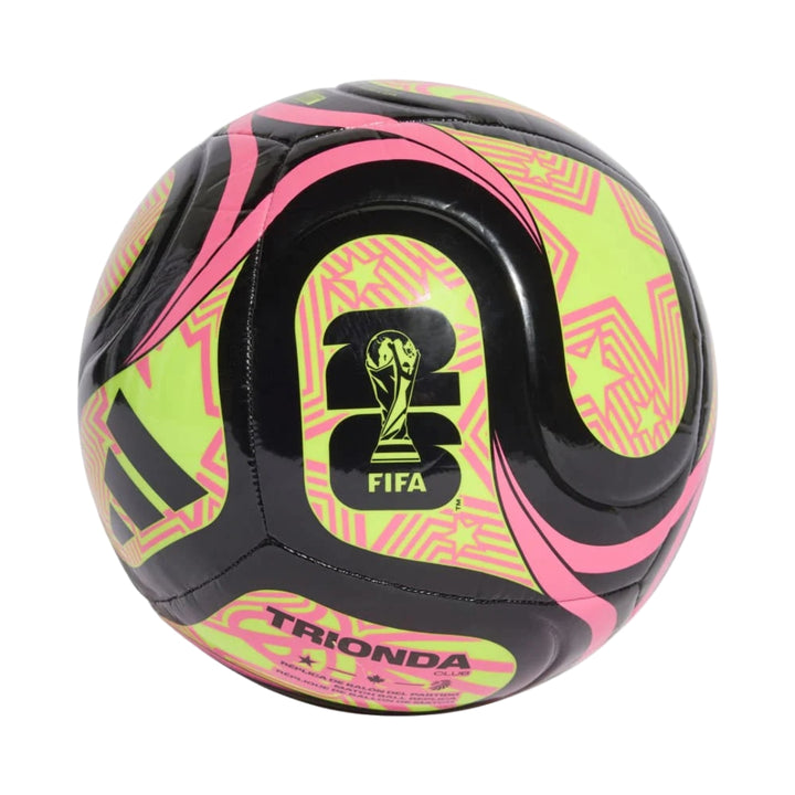 Colorful soccer ball with FIFA logo on a white background