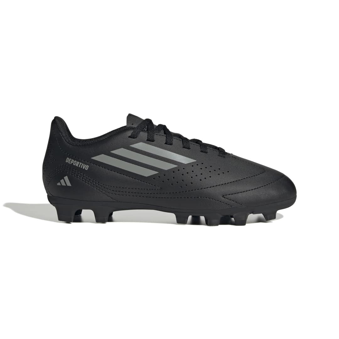 Black athletic shoe on a white background