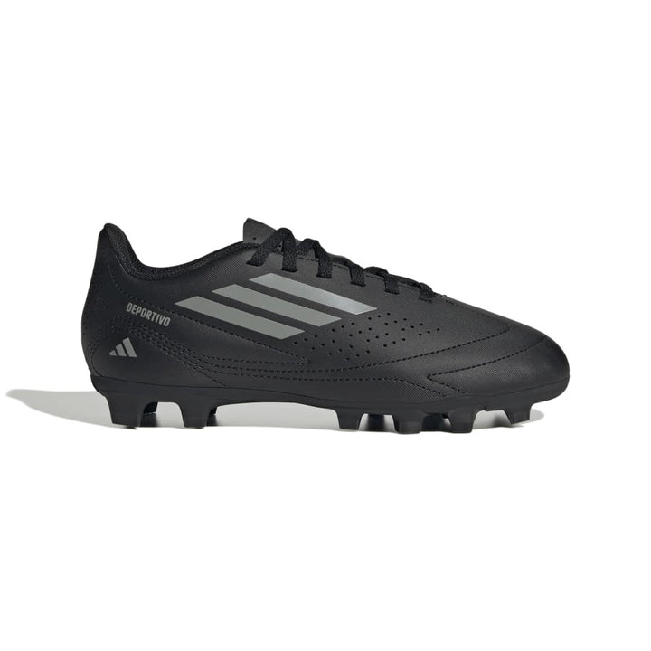 Black athletic shoe on a white background