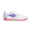 Adidas Deportivo III Indoor Shoes - White / Purple / Solar Turbo