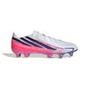 Adidas F50 Hyperfast Elite SG Boots - White / Purple / Solar Turbo