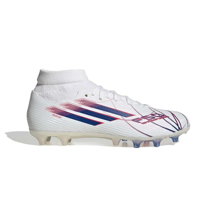 Adidas F50 Sparkfusion League Mid Cut FG/AG Boots Womens - White / Blue / Lucid Red