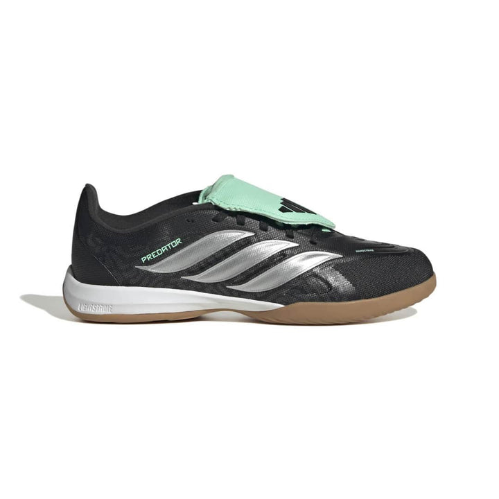 Salomon running shoe on a white background