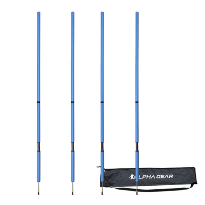 Alpha Agility Pole - Spring x 4 (Blue)