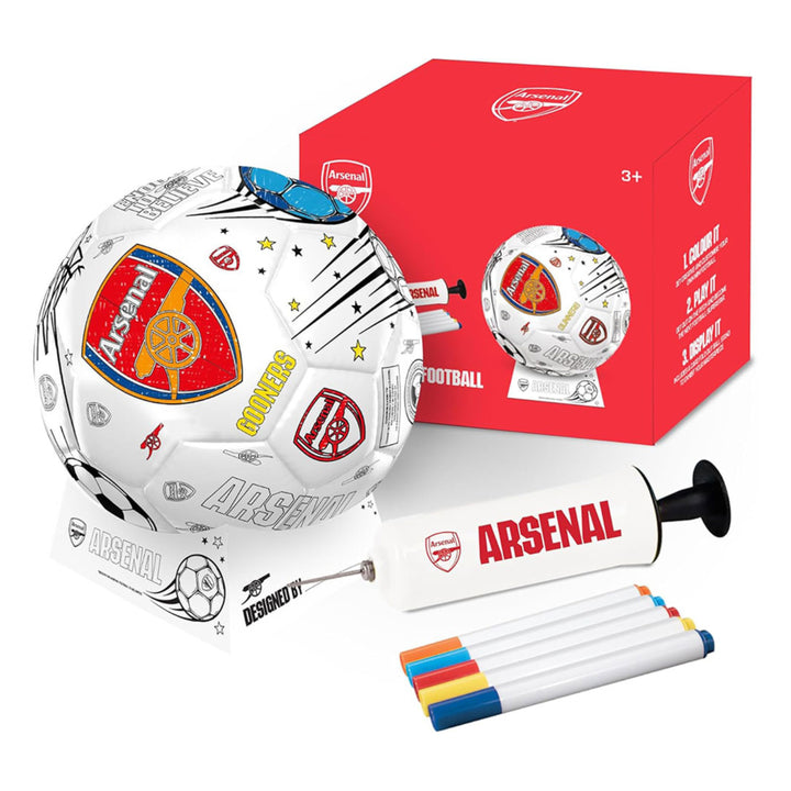 Arsenal FC 'Colour In' Mini Football Set