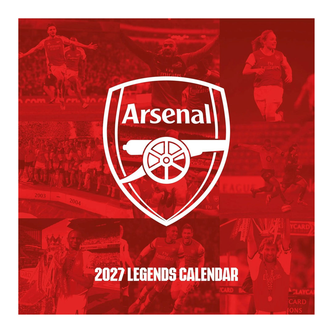 Arsenal FC Legends Square Calendar 2027