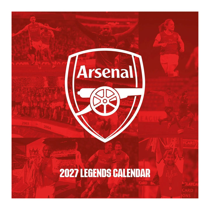 Arsenal FC Legends Square Calendar 2027