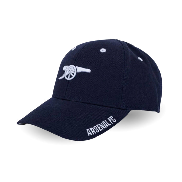 Navy blue cap with Arsenal FC logo on a white background