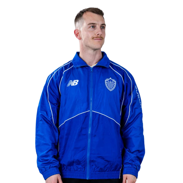 Auckland FC Retro Wind Jacket Mens – Royal Blue