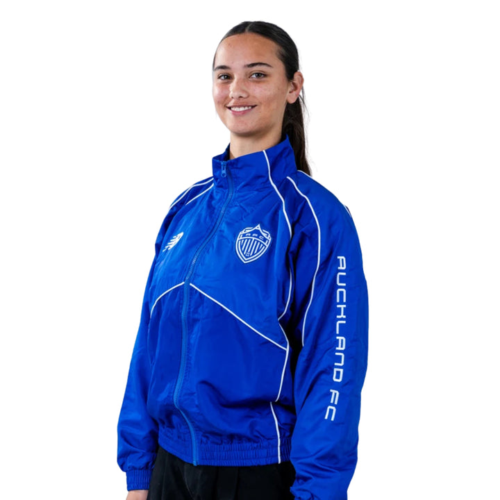 Auckland FC Retro Wind Jacket Womens – Royal Blue