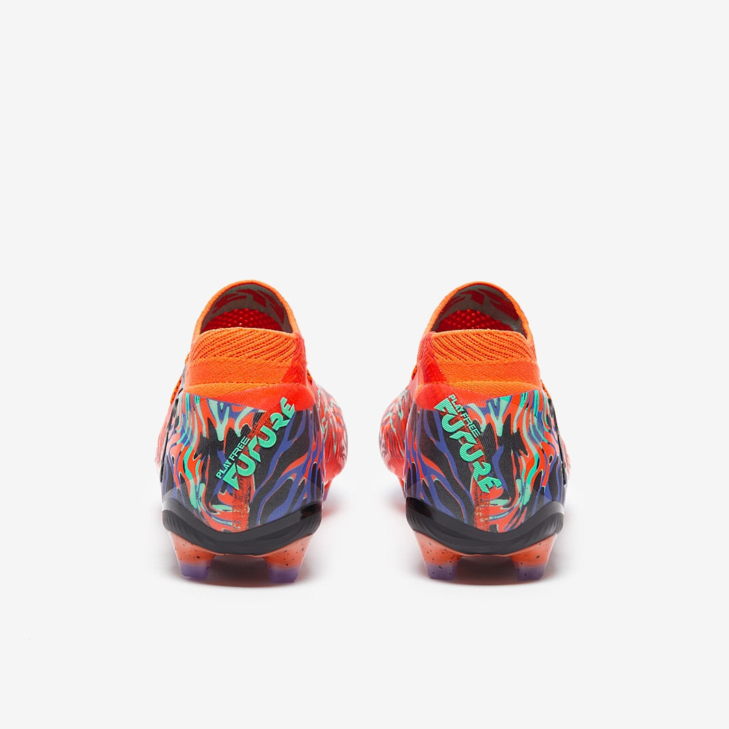 PUMA Future 8 Ultimate Creativity NJR - ORANGE POPPY/BLACK/AMETHYST/PEPPERMINT