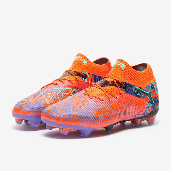 PUMA Future 8 Ultimate Creativity NJR - ORANGE POPPY/BLACK/AMETHYST/PEPPERMINT