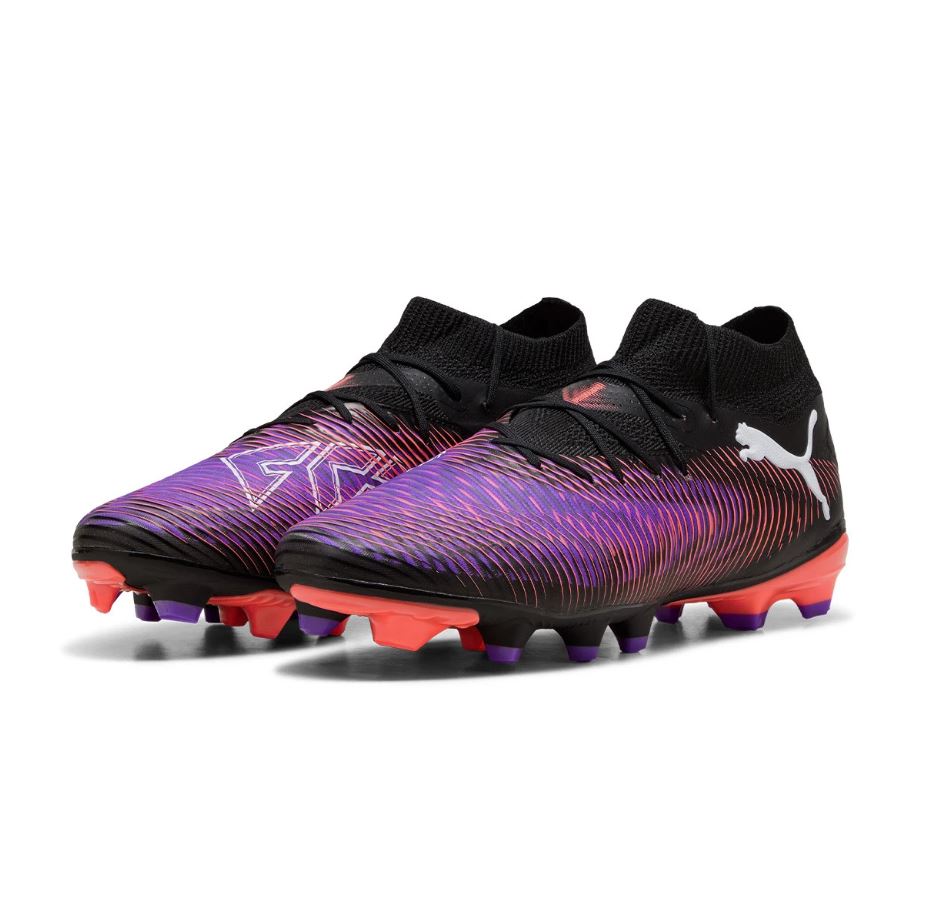 Puma Future 8 Pro FG/AG - BLACK/WHITE/GLOWING-RED