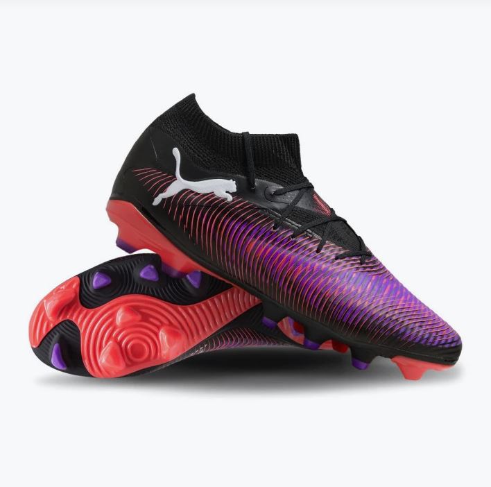 Puma Future 8 Pro FG/AG - BLACK/WHITE/GLOWING-RED