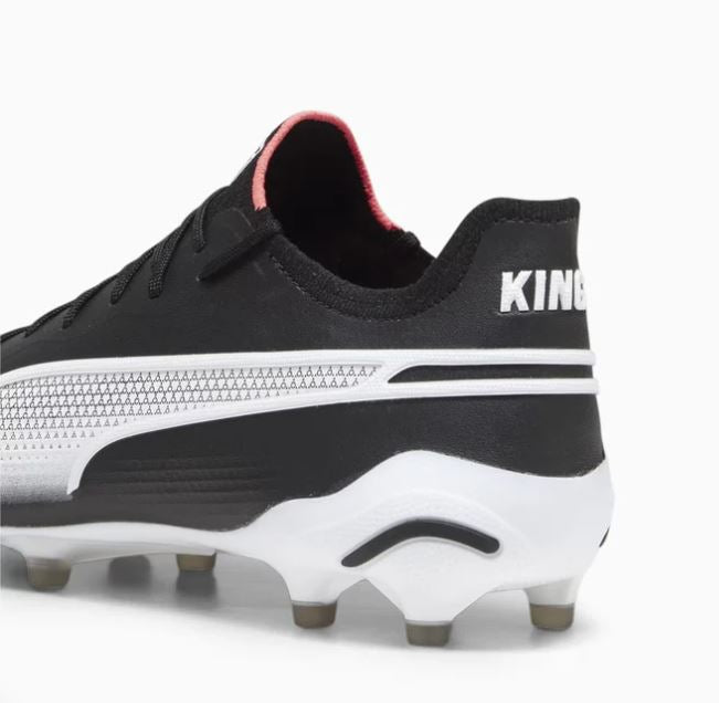Puma King Ultimate FG/AG Boots - PUMA BLACK/PUMA WHITE/FIRE ORCHARD