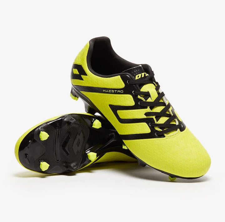 Lotto Maestro 700 IV FG Junior Football Boots - YELLOW/BLACK
