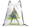 Ronaldo  Bag - Drawstring - White / Green