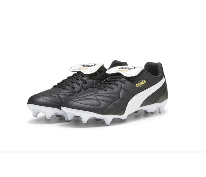 Puma King Top MxSG Boots - PUMA BLACK/PUMA WHITE/PUMA GOLD