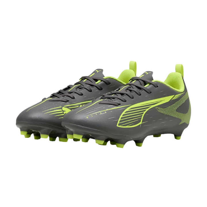 PUMA Ultra Play 5 FG/AG Junior - DARK GREY/YELLOW